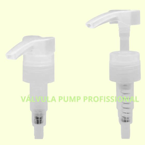 Imagem de Kit 2 Pump Shampoo Prof. 1000 1500ml - Válvula 28mm - Branco
