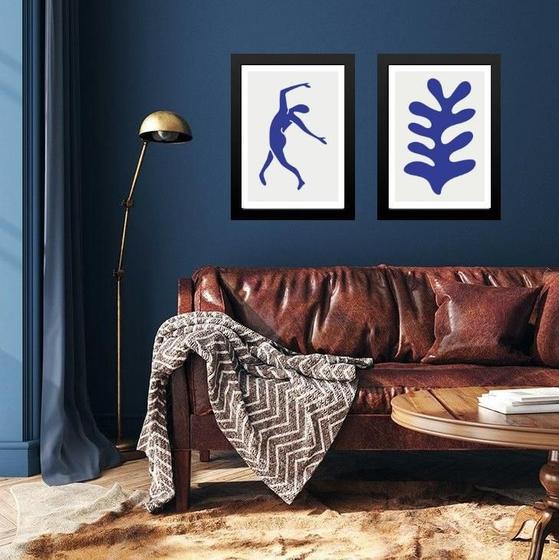 Imagem de Kit 2 Quadros Contemporâneos Matisse ul 33X24Cm