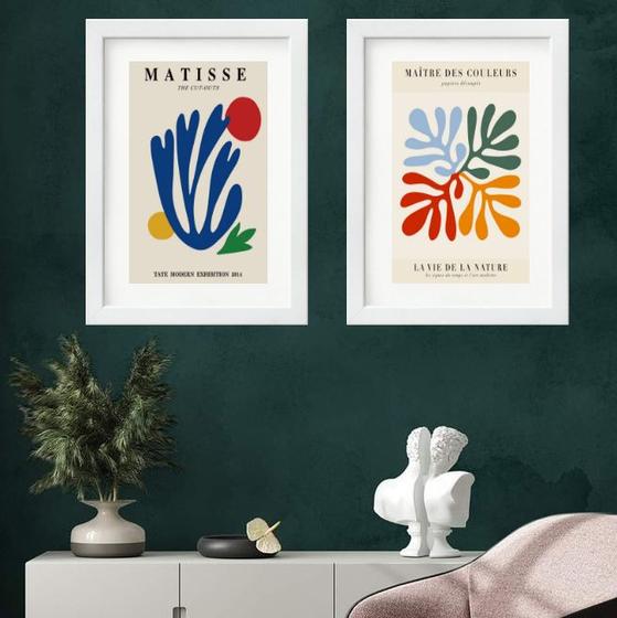 Imagem de Kit 2 Quadros Cores De Matisse - 60x48cm