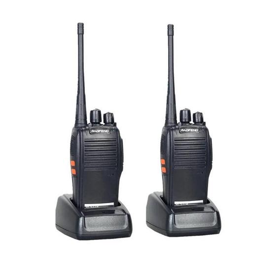 kit 2 rádios comunicador baofeng Alcance 12 Km 16 Canais BF 777S Profissional recarregável rádio segurança - Rádio Comunicador 777s Imagem de kit 2 rádios comunicador baofeng Alcance 12 Km 16 Canais BF 777S Profissional recarregável rádio segurança