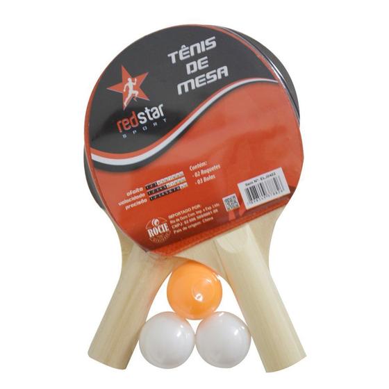 Kit 2 Raquete Tenis De Mesa Ping Pong Lisa 3 Bolinhas Menor preço em Kit 2 Raquete Tenis De Mesa Ping Pong Lisa 3 Bolinhas