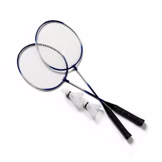 Imagem de Kit 2 Raquetes Badminton Sml 3 Petecas e Bolsa - Sml
