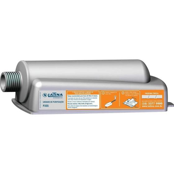 Imagem de Kit 2 Refil Filtro Latina P355 Purificador de Água Pa335 Pa355 Xpa375