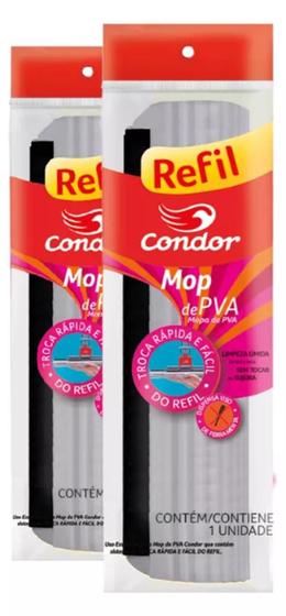 Imagem de Kit 2 Refil Para Rodo Mágico Esfregão PVA Absorvente - Condor