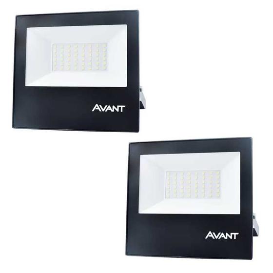 Imagem de KIT 2 Refletor Led 50W Bivolt Luz Verde Prova d' Água Avant
