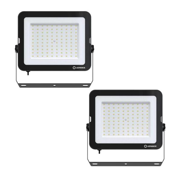 Imagem de Kit 2 Refletores Led Floodlight Compact Core 100w 5000k Ip65 Ledvance Osram