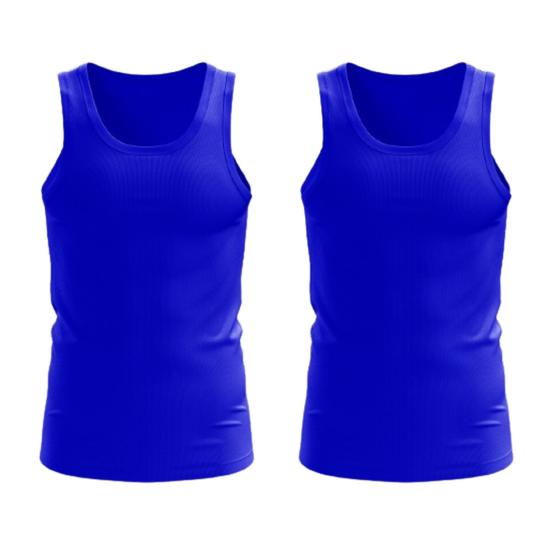 Imagem de KIT 2 Regata Térmica Masculina Esportiva Academia Exercício Funcional Musculação Dry Fit Corrida Proteção Solar