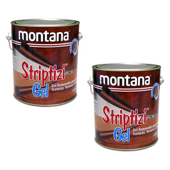 Imagem de Kit 2 Removedor Gel Striptizi Montana 3,6lt