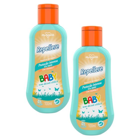 Imagem de Kit 2 Repelente De Insetos Baby 100Ml Repellere - My Health