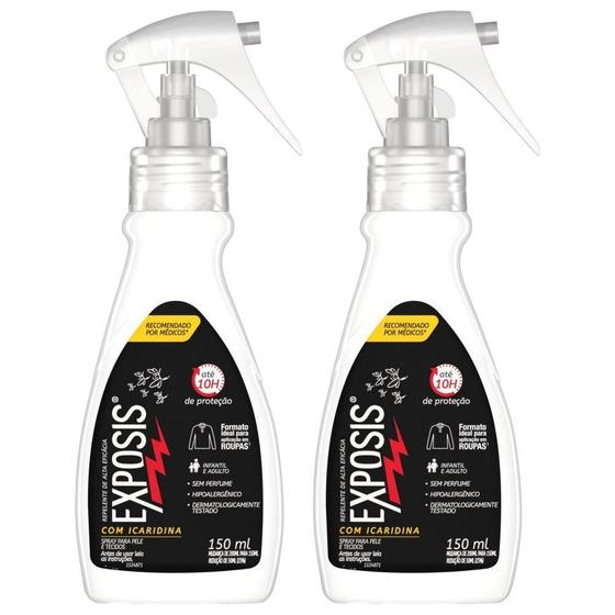 Imagem de Kit 2 Repelente Spray Exposis 150ml