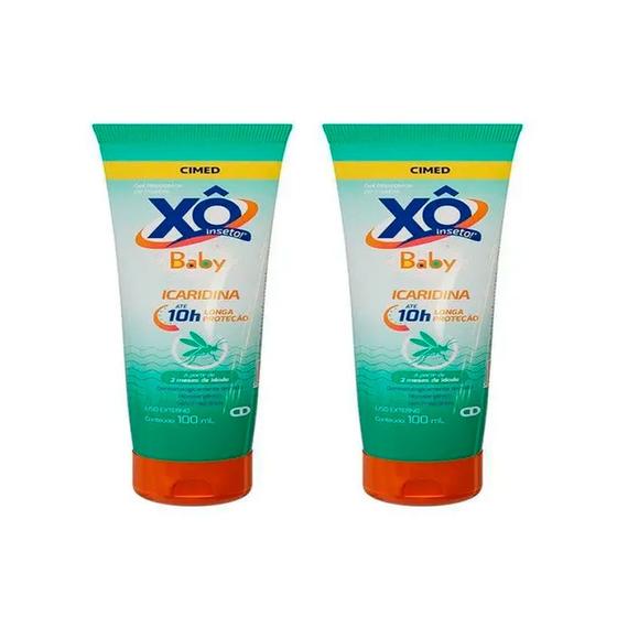 Imagem de Kit 2 Repelente Xô Inseto Gel Baby Icaridina 100ml Cada