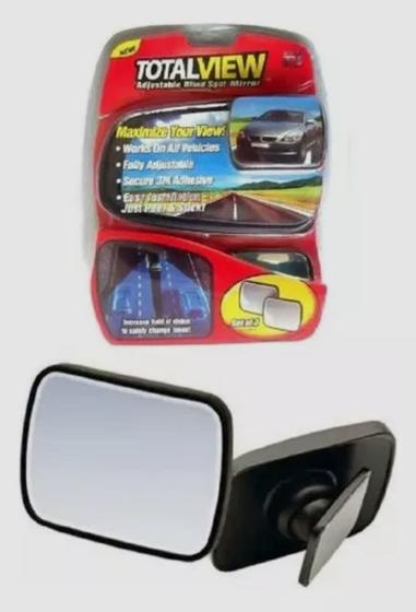 Imagem de Kit 2 Retrovisor Espelho Mini Vista Geral Carro Automóvel Anti- refletor