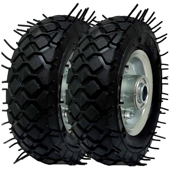 KIT 2 DUE COPERTONI 2 DUE CAERE PER BICI TB 26x1.75 BIANCO NERO - Foto 3