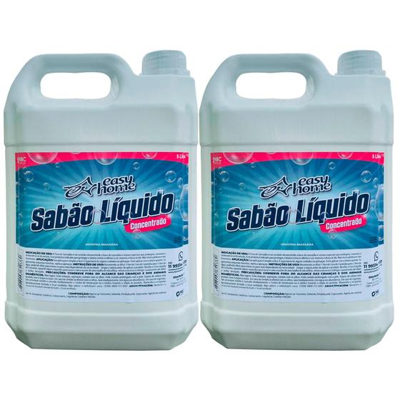 Kit 2 Sabão Liquido Para Lavar Roupas, Mais Maciez Limpeza pesada 5 ...