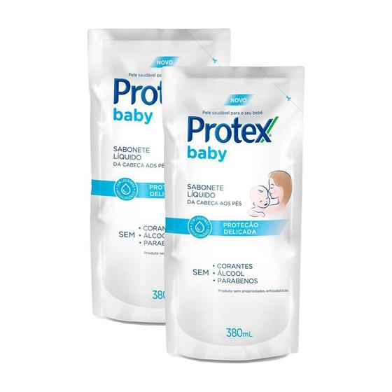 Imagem de Kit 2 Sabonete Líquido Infantil Protex Baby 380ml