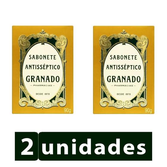 Imagem de KIT 2 Sabonetes em Barra Antisséptico Granado Tradicional 90g