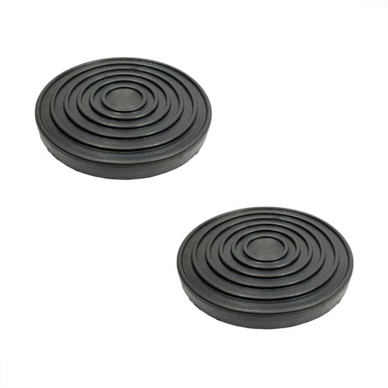Imagem de Kit 2 sapata borracha para elevador automotivo redonda sp-10