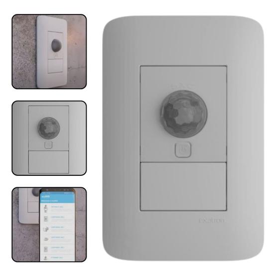 Imagem de Kit 2 Sensor Presença 4x2 Smart X-Control Celular Predial