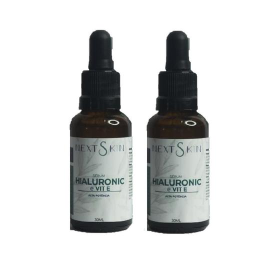 Imagem de Kit 2 Sérum Acido Hialurônico Puro Com Vitamina E Next Skin