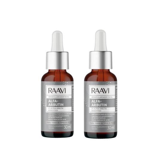 Imagem de Kit 2 Sérum Clareador Facial Alfa-arbutin 30ml- Raavi