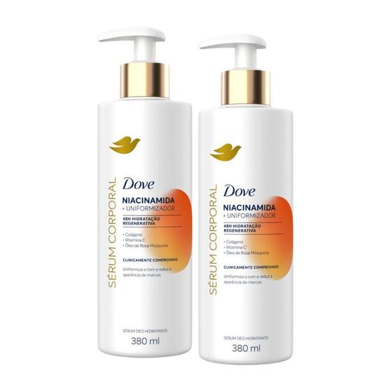 Kit 2 Sérum Corporal Dove Niacinamida Uniformizador 380ml