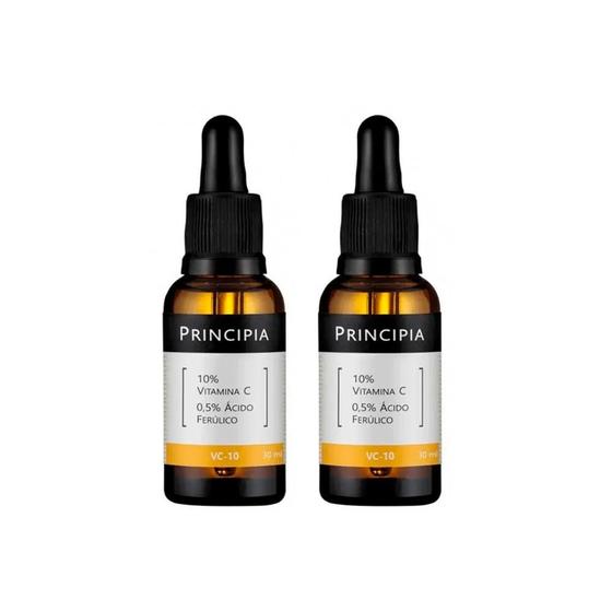 Imagem de Kit 2 Sérum Vitamina C Principia Antioxidante VC-10 - 30ml Cada