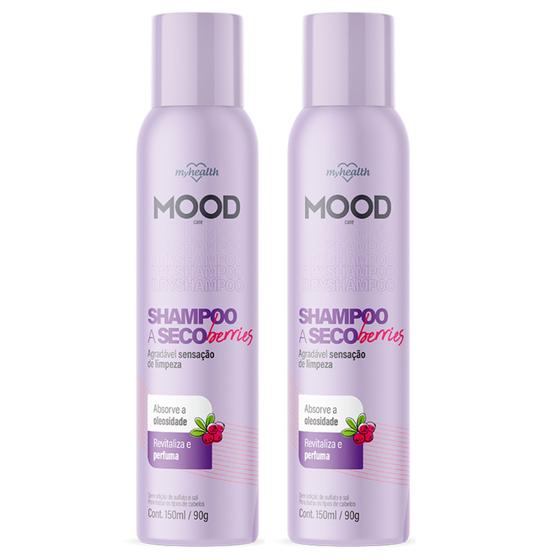 Imagem de Kit 2 Shampoo A Seco Berries Mood Care 150Ml - My Health