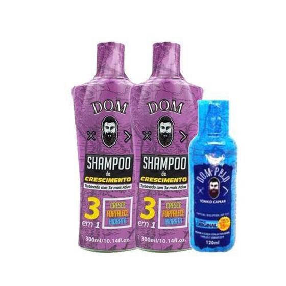 Kit 2 Shampoo Fortificante Capilar E 1 Loção Tônica 120Ml - Dom Menor preço em Kit 2 Shampoo Fortificante Capilar E 1 Loção Tônica 120Ml - Dom