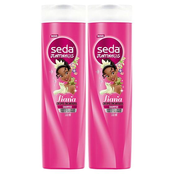 Imagem de Kit 2 Shampoo Infantil Seda Juntinhos Tiana 300ml