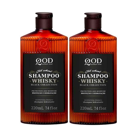 Imagem de Kit 2 Shampoo Whisky Black Collection 220ml - QOD