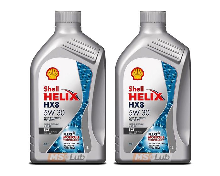 Imagem de Kit 2 Shell Helix Hx8 5w30 Motor Api Sn Sintético