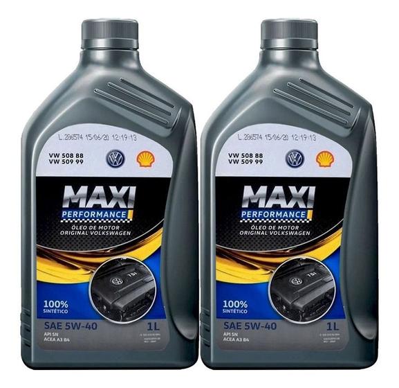 Imagem de Kit 2 Shell Maxi Performance 5w40 Volks 508/509