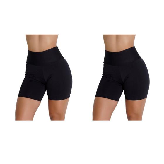 Imagem de Kit 2 Short Suplex Academia Fitness Legging  Corrida Natação