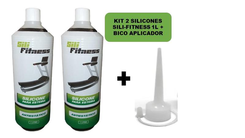 Imagem de Kit 2 Silicone Lubrificante Para Esteira Sili-Fitness