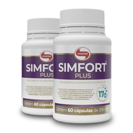 Imagem de Kit 2 Simfort Plus Vitafor 60 Cápsulas 390mg