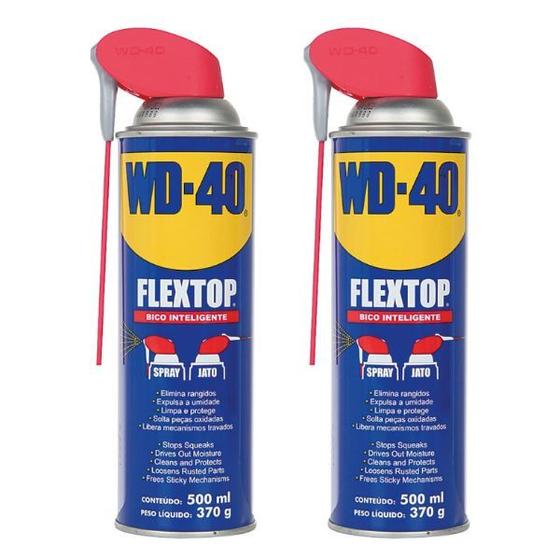 Imagem de Kit 2 Spray Lubrificante WD-40 Produto Desengripante 300 ml