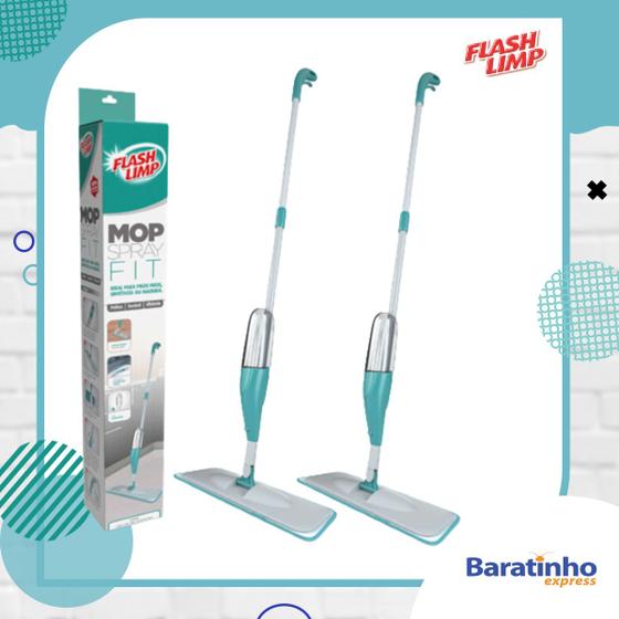 Imagem de Kit 2 Spray Mop Mágico C/ Reservatório Flash Limp