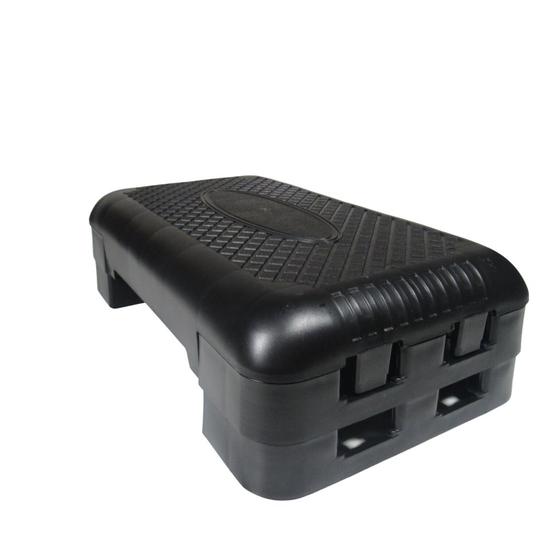 Stepboard Ultrasport Multifunzione - Piattaforma Fitness Regolabile 10-15 Cm, Antiscivolo, Nero/Blu - Foto 3