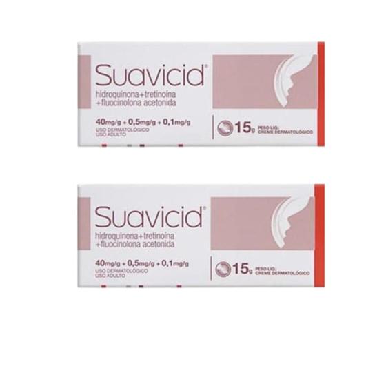 Imagem de Kit 2 Suavicid Creme Clareador de Melasma 15g cada