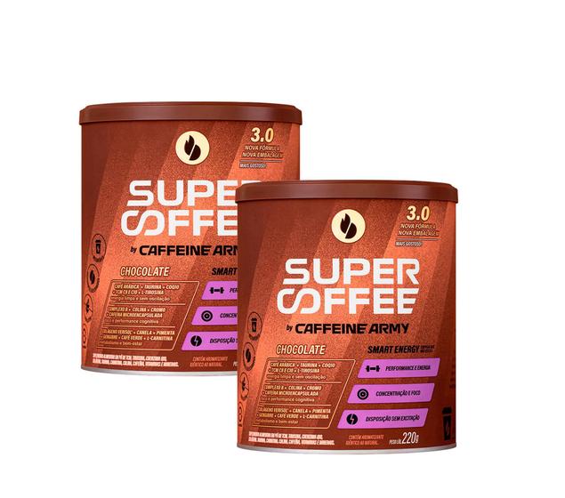 Imagem de Kit 2 Super Coffee 3.0 220g - Caffeine Army