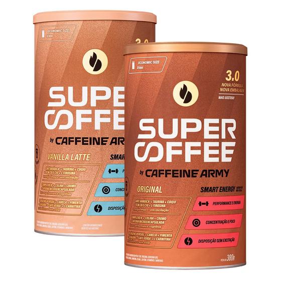 Imagem de KIT 2 Super Coffee 3.0 - Baunilha e Tradicional 380g