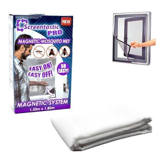 Kit 2 Super Tela Micro Rede Mosquiteira Magnética Janela Menor preço em Kit 2 Super Tela Micro Rede Mosquiteira Magnética Janela
