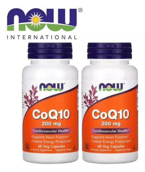 Kit 2 Suplemento em Capsula Now Foods - Coenzima Q10 200mg Coq10 - 60caps - Now Foods Menor preço em Kit 2 Suplemento em Capsula Now Foods - Coenzima Q10 200mg Coq10 - 60caps - Now Foods