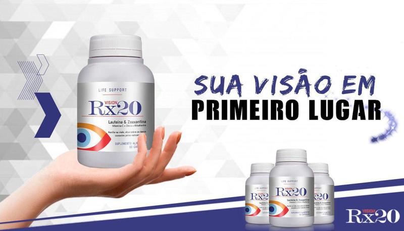 Kit 2 Suplemento Vision Rx20 Para Os Olhos Original - 60 Cápsulas - Rx20 Vision Menor preço em Kit 2 Suplemento Vision Rx20 Para Os Olhos Original - 60 Cápsulas - Rx20 Vision