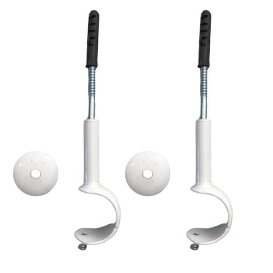 Imagem de Kit 2 suporte simples comum 19mm para varão simples - várias cores