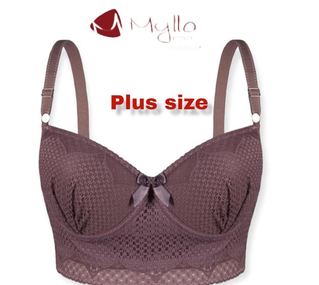 Imagem de Kit 2 sutia de bojo plus size sutentacao Mylla lingerie .