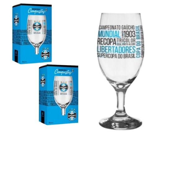 Imagem de Kit 2 Taça Windsor Vidro 330Ml Cerveja Vinho Coquetel Chopp