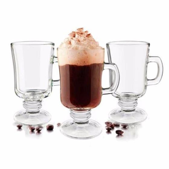 Kit 2 Taças Vidro Xícara Dolce Gusto Café Capuccino 240 Ml Menor preço em Kit 2 Taças Vidro Xícara Dolce Gusto Café Capuccino 240 Ml