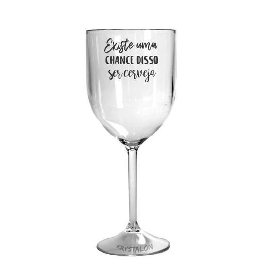 Imagem de Kit 2 Taças Vinho Acrílico Cerveja Krystalon