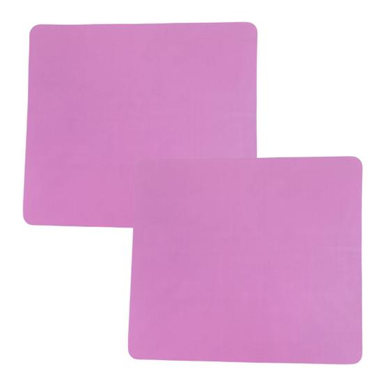 Imagem de Kit 2 Tapete Culinário Silicone Pequeno Várias Cores 29x26cm